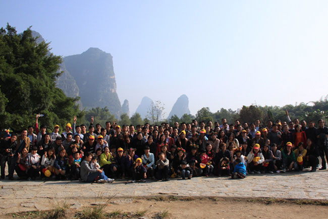 東莞鉅大十周年慶典在桂林舉行